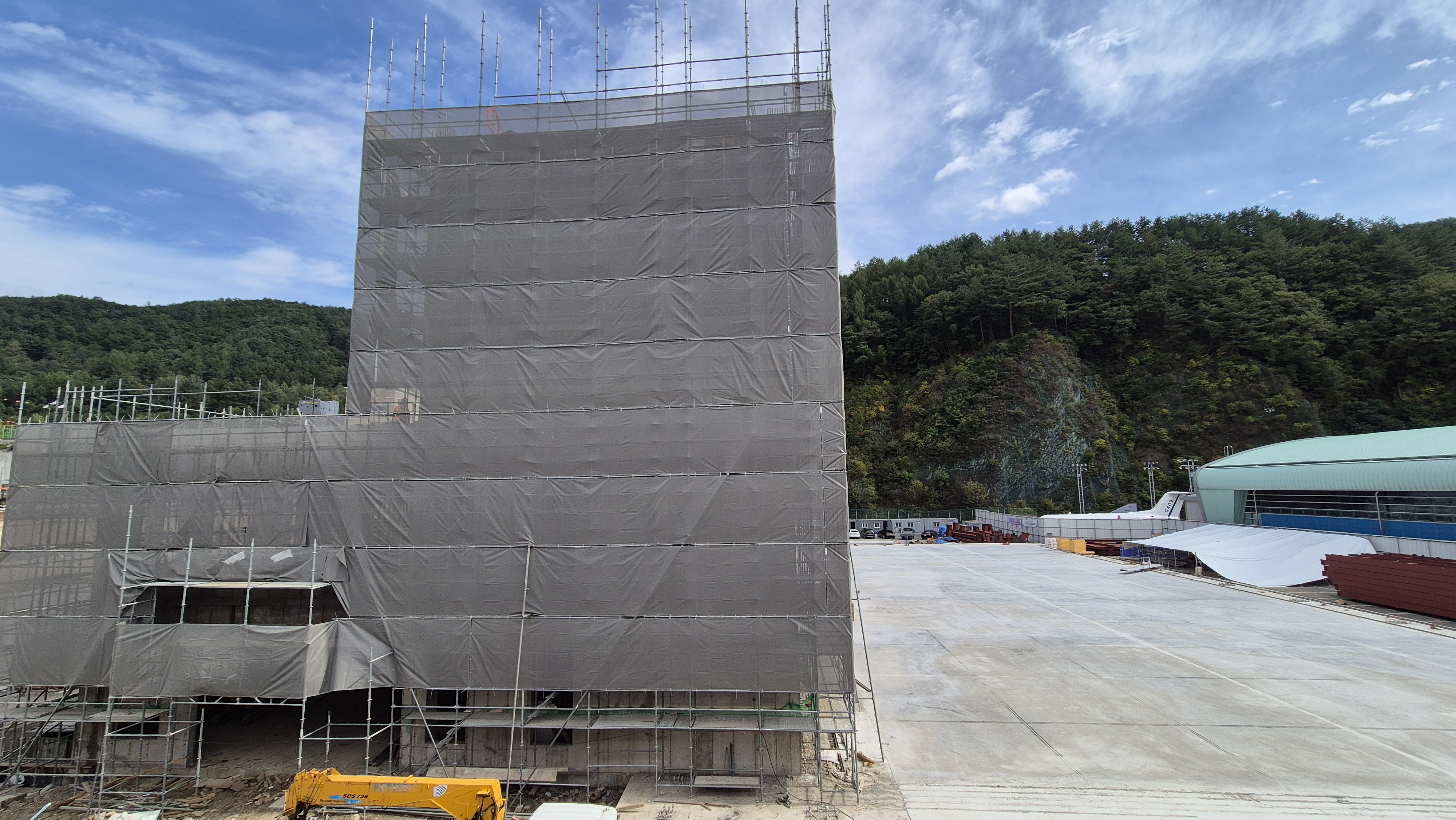한국항공고 격납고 공사 진행관련 사진(9월) 사진