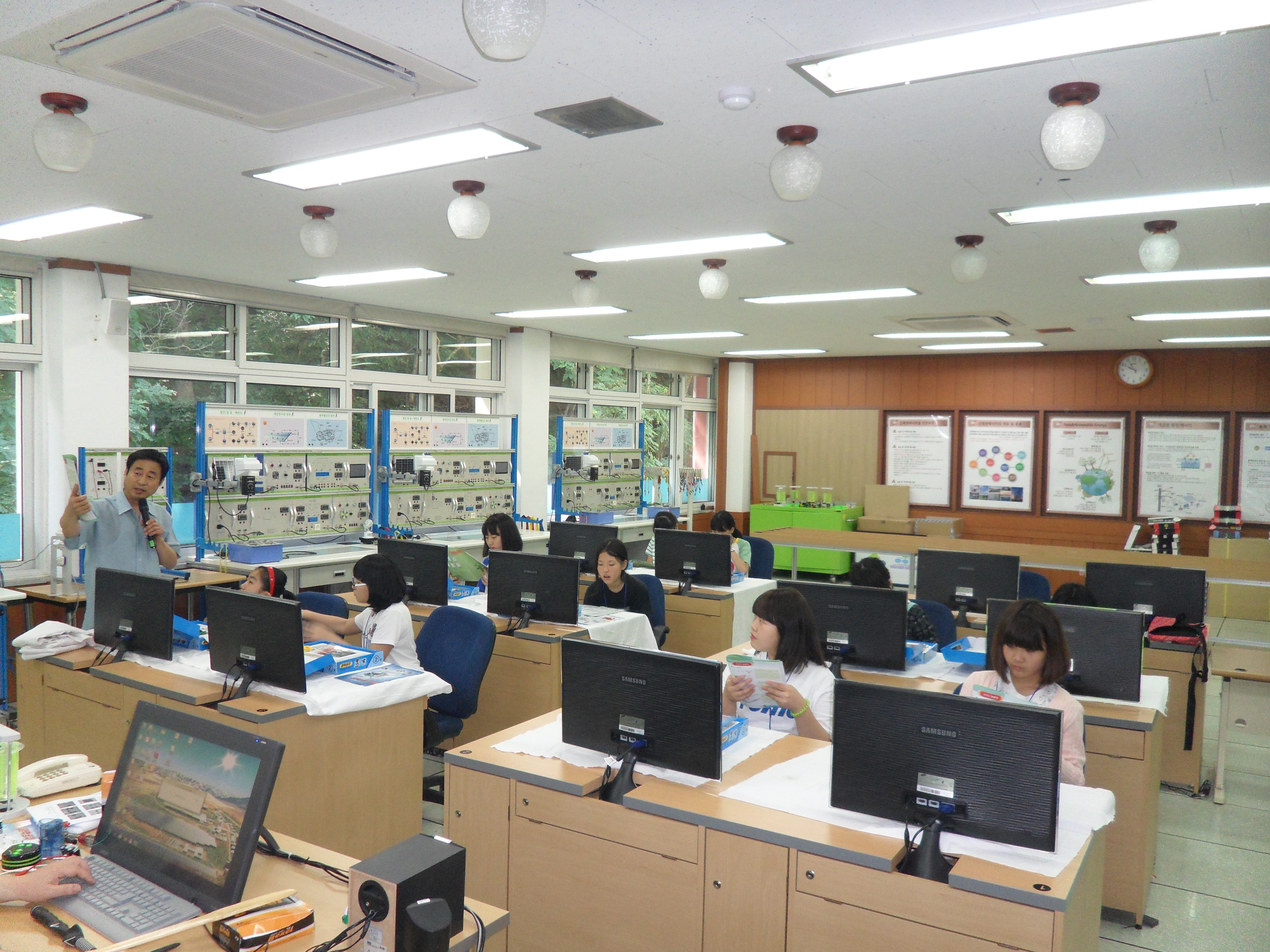  2014 7.21 9기 진로캠프 함태초등학교 6학년  사진