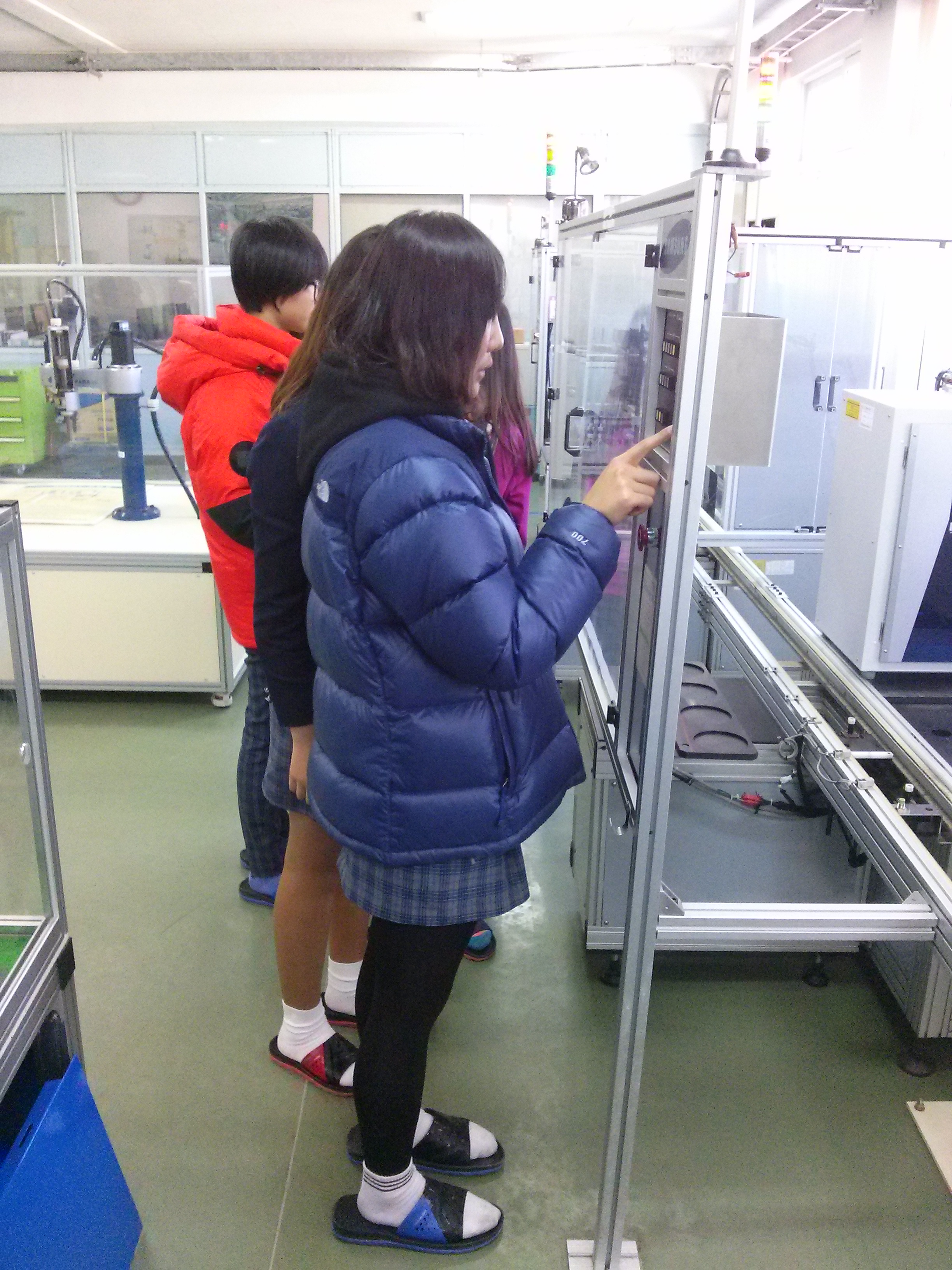 2014 11. 4. 황지여자중학교 3학년 1반 진로직업교육체험학습  사진